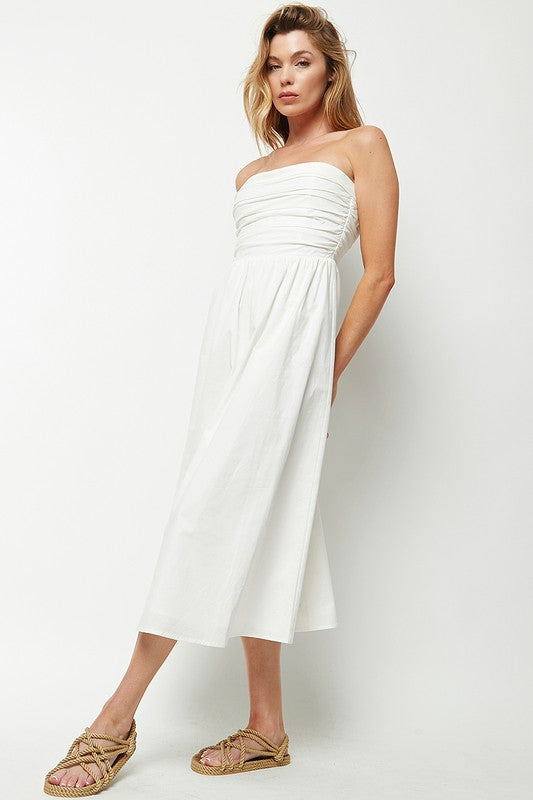 Off White Tube Maxi Dress – Mave Boutique
