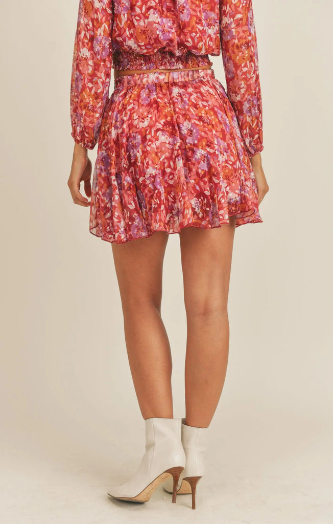 Back View - Heart of Glass Mini Skirt
