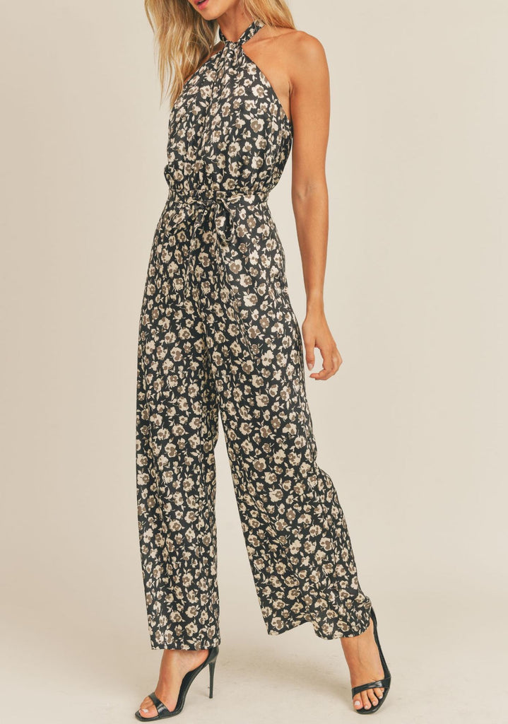 Prima Rosa Halter Jumpsuit