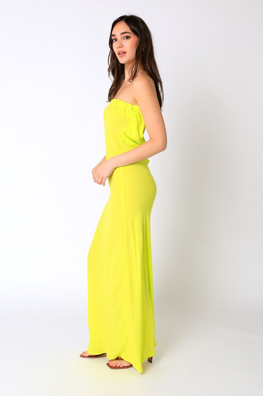 side view - Amina Maxi Dress