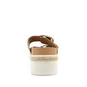 Back View - Xyla Sandal Tan heel