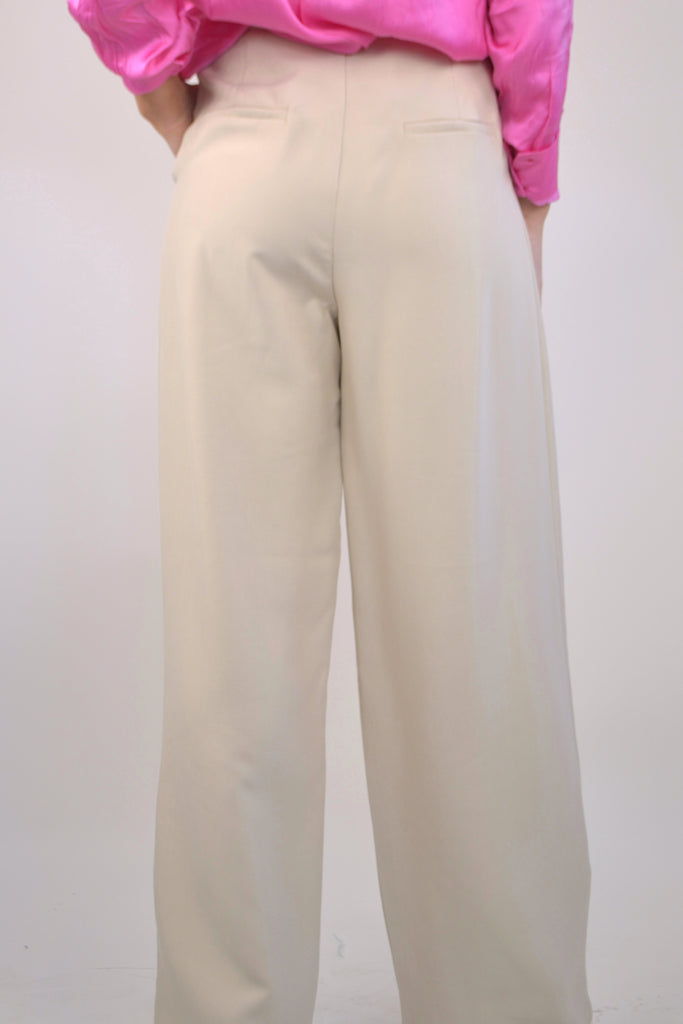 Back View - Renata Cream Pant