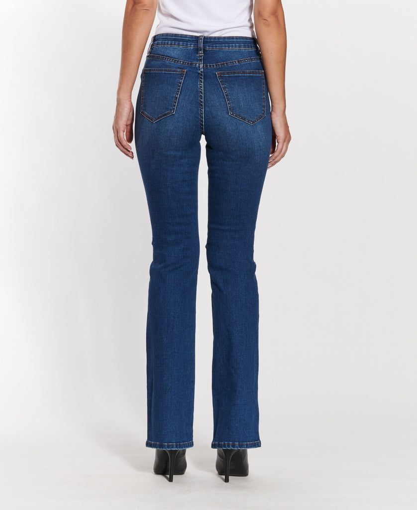 bootcut jeans - back view